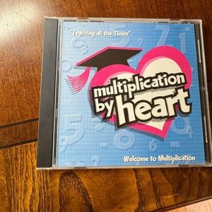 Multiplication by Heart math CD. Learn math to music. Homeschool, tutoring